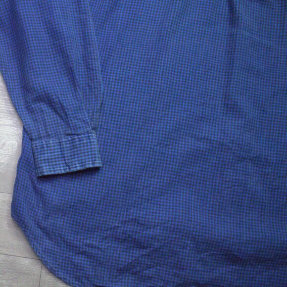 Ralph Lauren Blair Mens 2XL XXL Vintage 100% Cotton Button Up Plaid Shirt - Picture 6 of 6